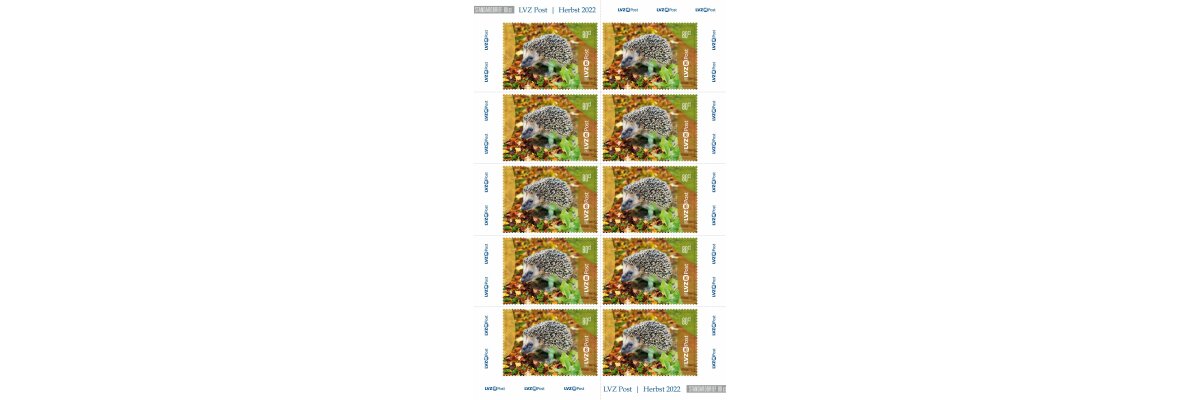 Tier-Briefmarke der LVZ Post - 