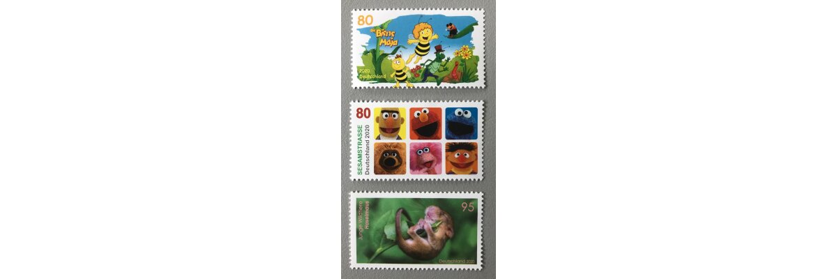 Die schönste deutsche Briefmarke - Biene Maja, Sesamstraße und Co.
