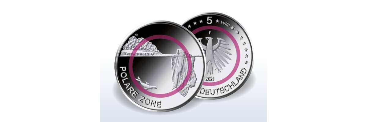 Die 5-Euro-Münzen-Serie „Klimazonen der Erde“ - Die letzte 5-Euro-Münze &quot;Polare Zone&quot;