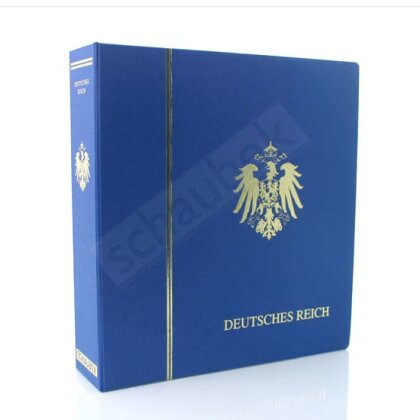 screw post binder cloth with embossing Deutsches Reich and coat of arms