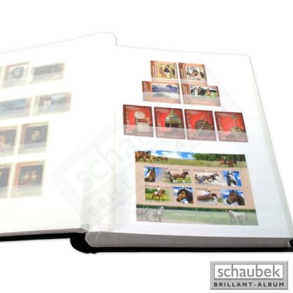 Einsteckbuch, 230 mm x 310 mm, 64 weiße Seiten