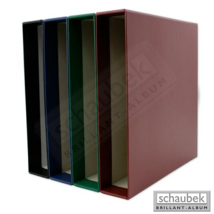 Slipcase for spring back binder leatherette