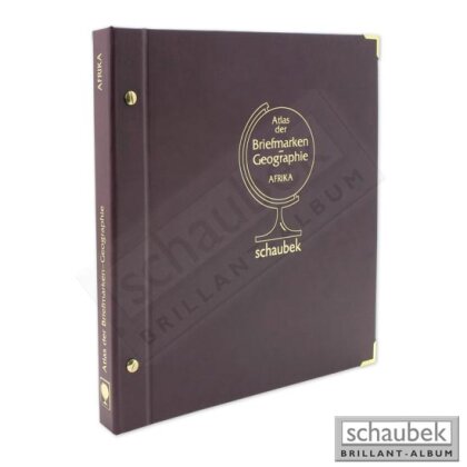 Géographie de timbres Album Afrique cartes imprimées en couleur