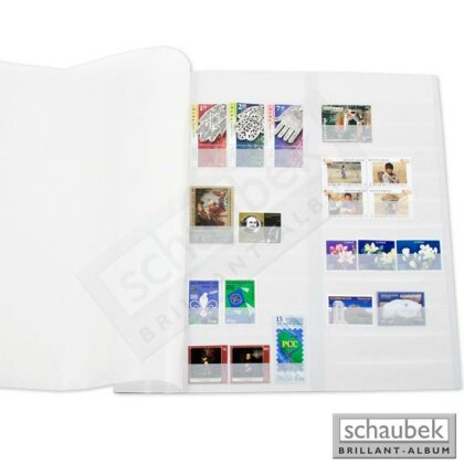 stock sheets Donau, divided, white