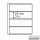 Feuille Uniflex - 4 bandes, 63 mm x 195 mm paquet de 5 pièces