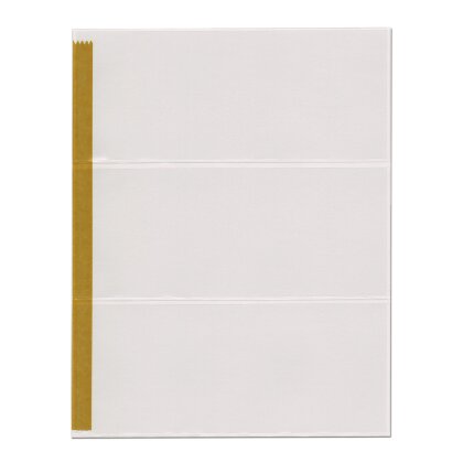 Folienblatt SBL - 3 Streifen, 193 mm x 82 mm (Packung 5 Blatt)