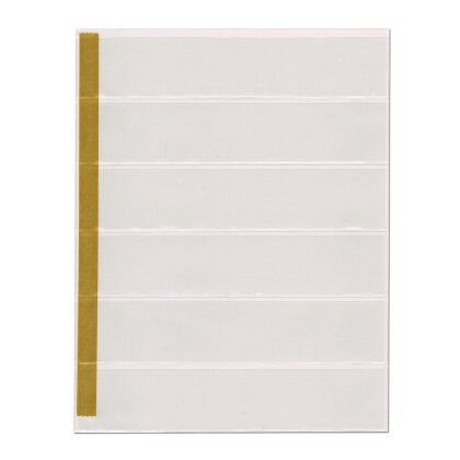 Feuille SBL - 6 bandes, 193 mm x 38 mm (paquet de 5 Blatt)