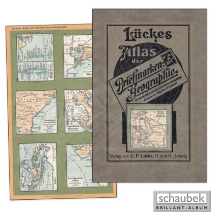 Lückes Atlas der Briefmarken-Geographie - Reprint der 2. Auflage von 1919