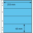 Schaubek-Blanko-Like - 10 Blatt schwarz 4 Folientaschen...