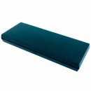 Ecrin en plastique Oméga bleu, 220 mm x 85 mm plateau d`insertion par pression