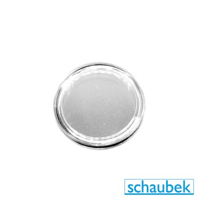 Münzdose Durchmesser innen 34,0 mm, Höhe innen 2 mm