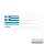 Länderetikett für Münzhülle - Hellas 1 Bogen mit 15 Flaggen