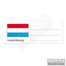 Etiquette pays pour feuille numismatique Luxembourg, 1...