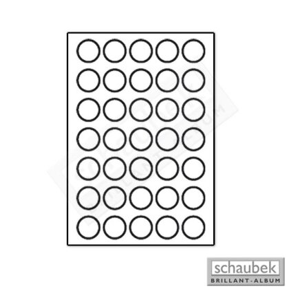 tableau tiroir pour malette numismatique Variant 35 cases, diamètre 29 mm