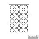 Box monnaies Solo, bleu 24 cases, ronde, diamètre...