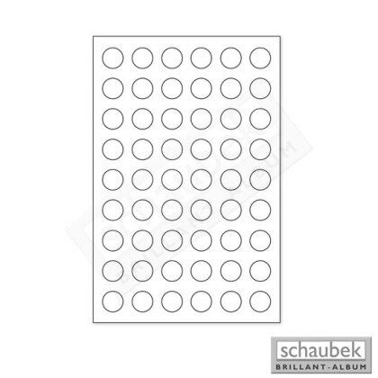 coin tray "Solo", blue, 54 spaces, 21 mm diameter for 1 ct in capsules