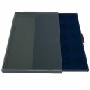 Münzschuber "Solo", blau, 20 Felder für 10 / 20 Euro in Dosen