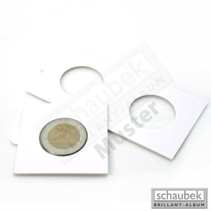 Cartons monnaies autocollants - 20 mm (paquet de 25 pièces)