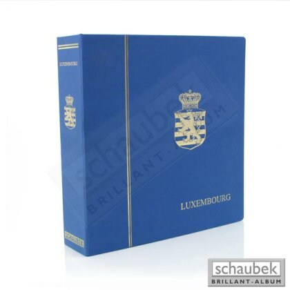 Album Luxemburg 1980-2001 Brillant im geprägten Leinen-Schraubbinder blau, Band II