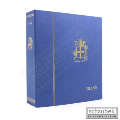 Album Island 1981-2004 Standard im geprägten Leinen-Schraubbinder blau, Band II