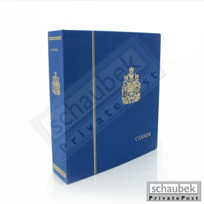 Album Kanada 1851-1979 Standard im geprägten Leinen-Schraubbinder blau, Band I, ohne Schutzkassette