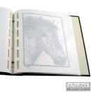 thematic album "horses" - black screw post binder, in a leatherette incl. 22 thematic sheets