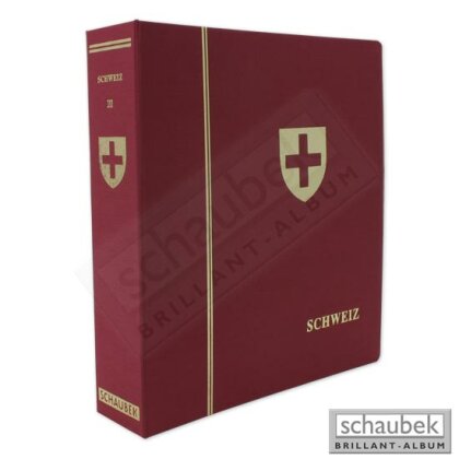 Album Switzerland 1980-1999 brillant, in a screw post binder red, Vol. III