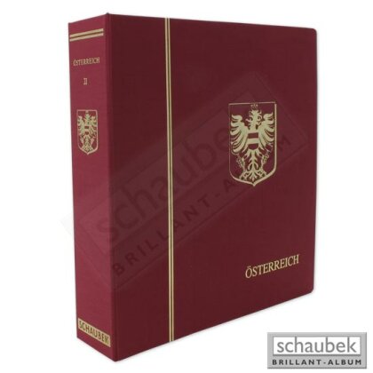 Album Österreich 1945-1979 Brillant im Ganzleinen-Schraubbinder rot, Band II