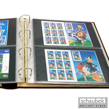 ring binder "Diplomat", incl. 20 stock sheets fo-102