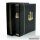 screw post binder black leatherette with golden thematic embossing