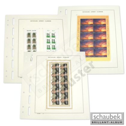 German sheets of ten - quarterly assortment I/2004