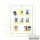 PostModern Dresden - personalised stamps 9 spaces B - pack of 5 sheets