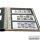protector sheets, in three parts, 235 mm x 90 mm 10 sheets per pack
