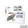 Gaines de protection pour FDC 128 mm x 190 mm, paquet de 100 pièces