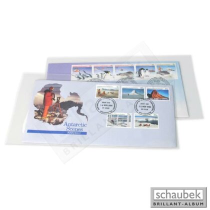 Gaines de protection pour enveloppes DIN longue 124 mm x 236 mm, paquet de 100 pièces