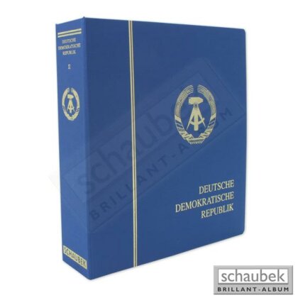 Album GDR 1967-1977 B, in a screw post binder blue, Vol. II without slipcase