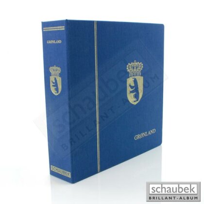 Album Greenland 1905-2009 Standard, in a blue screw post binder, Vol. I, without slipcase