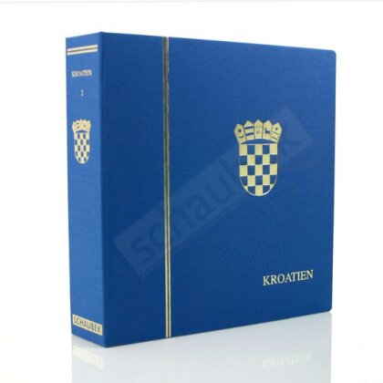 Album Croatia 1941-1999 Brillant, in a blue screw post binder, Vol. I, without slipcase
