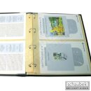 Universal-Folienblattalbum Attaché für ETB mit 20 Blatt fo-111 für Formate bis DIN A4 blau