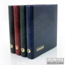 Album pour Cartes postales, rouge avec 20 feuilles PVC noire