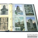Universal-Folienblattalbum Attaché für Postkarten. Mit 20 Blatt fo-113 für je 4 Postkarten blau
