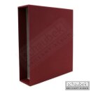 slipcase for screw post binder cloth red