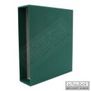 slipcase for screw post binder cloth green