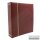 screw post binder, leatherette red unpadded