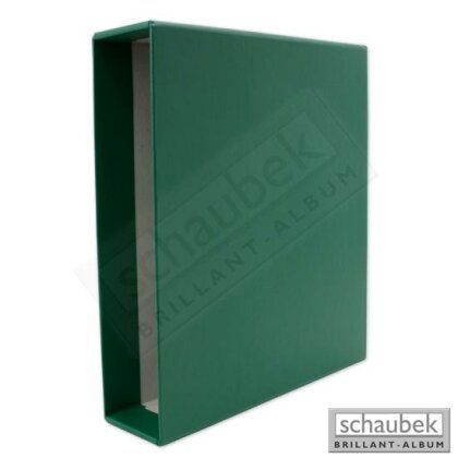 Schutzkassette grün für Kunstleder-Schraubbinder