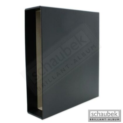 Schutzkassette breit schwarz für Kunstleder-Schraubbinder
