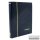 stock book, 32 white pages, divided, 230 mm x 310 mm blue
