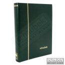 stock book, 64 white pages, divided, 230 mm x 310 mm green