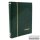 Einsteckbuch grün, 230 mm x 310 mm, 64 Seiten weiß, geteilt