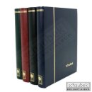 stock book, 64 black pages, 230 mm x 310 mm red